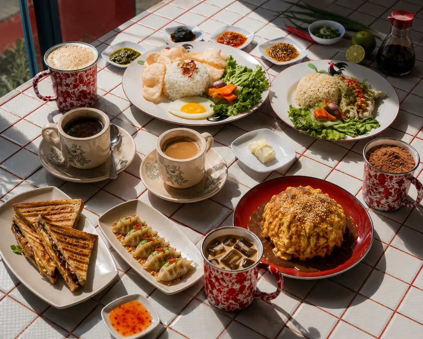 Sajian kopitiam untuk teman nongkrong di Pernah Dekat