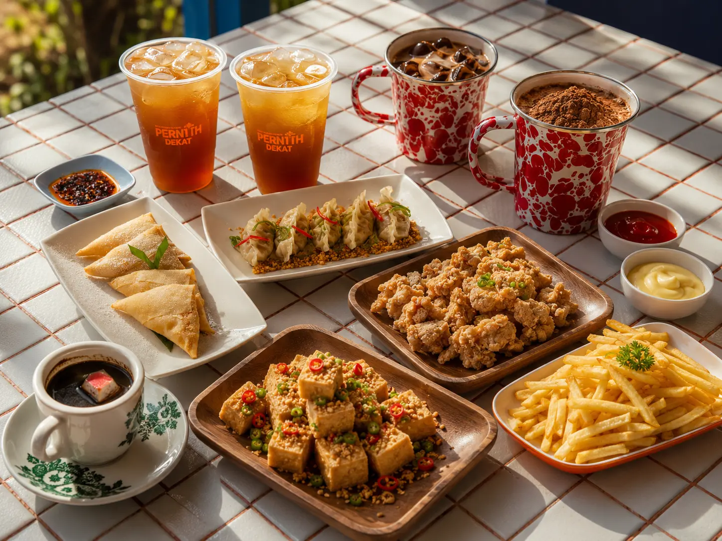 Sharing bites dan minuman untuk event komunitas di Pernah Dekat